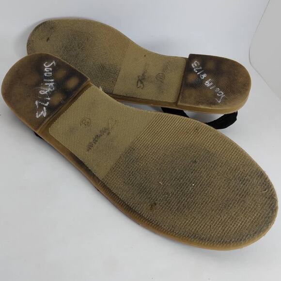 FOREVER sandals embroidered size 8 floral sling back - Picture 4 of 5